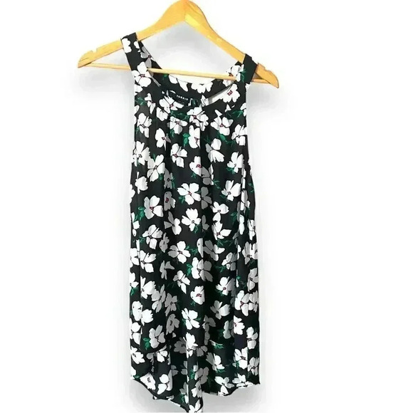 Torrid Floral Chiffon Hi-Lo Tank Top 0/L - Picture 3 of 7